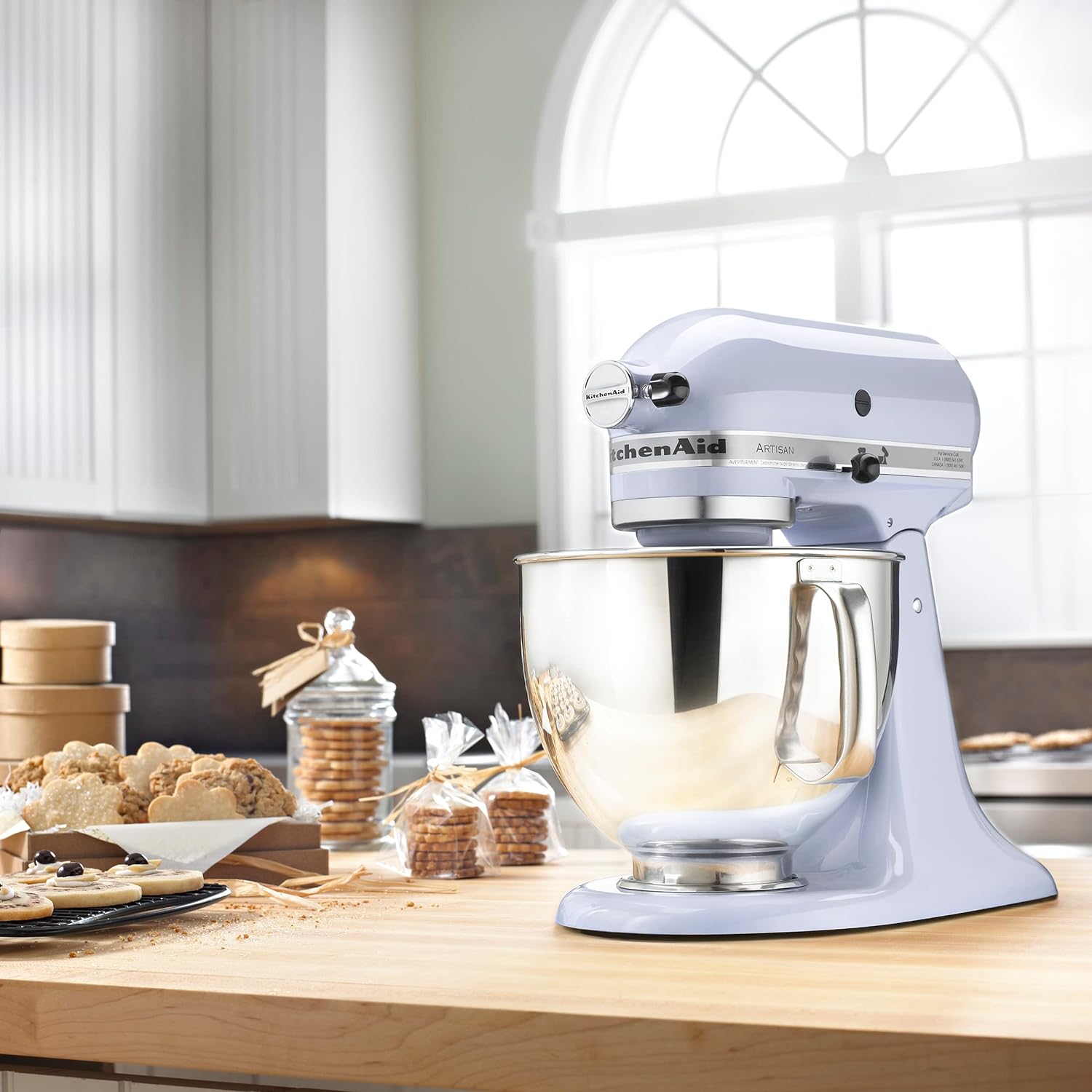KitchenAid Artisan Series 5-Quart Tilt-Head Stand Mixer - KSM150PS, Milkshake
