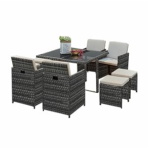 8 Seater Rattan Furniture Set