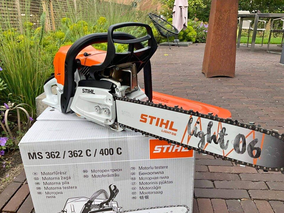 Stihl MS 362 C M-Tronic getuned mit Egan Straight Shot Performance Muffler!